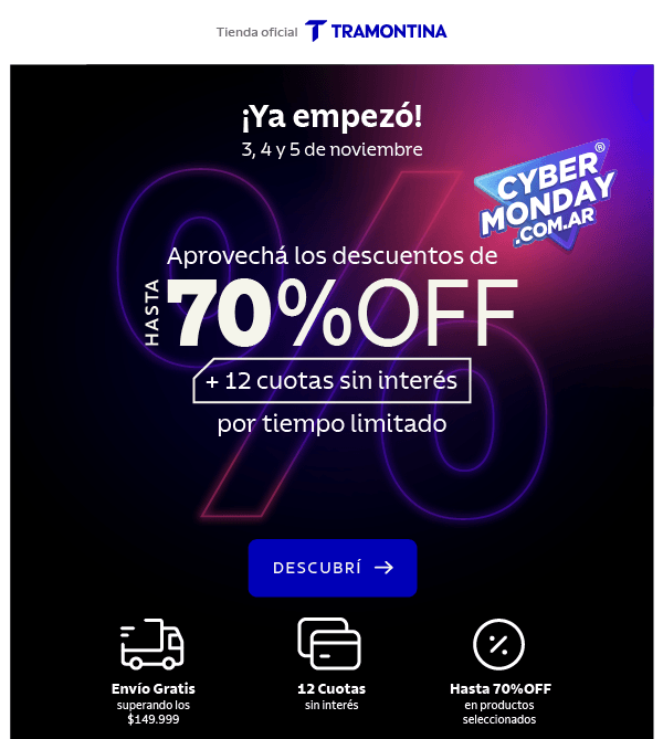 Productos para tu asado HASTA 70% OFF VER MÁS